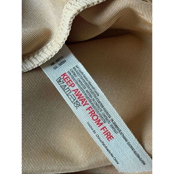 NEW Free People Casino Got Glam Tie Strap Satin Midi Latte Gold Sleeveless Dress - Picture 9 of 12